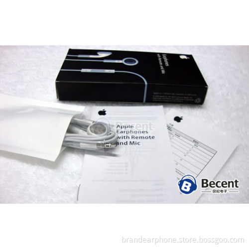 earphone with mic and remote for Iphone